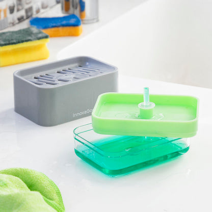 Dispensador de Jabón 2 en 1 para Fregadero