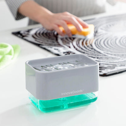 Dispensador de Jabón 2 en 1 para Fregadero